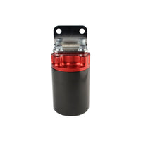 Aeromotive 10 Micron Red/Black Canister Fuel Filter