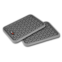 Rugged Ridge 84950.01 | Floor Liners, Rear, Gray, Pair, Universal