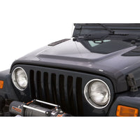 Auto Ventshade (AVS) 322091 Aeroskin Flush Mount Dark Smoke Hood Protector for 1987-2006 Jeep Wrangler