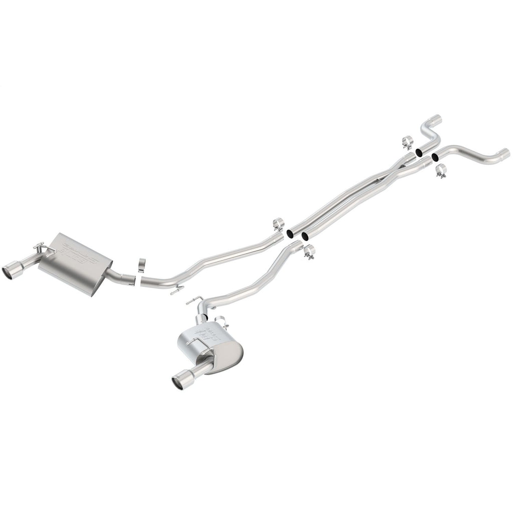 Borla 140282 | Borla S-Type Cat-Back  Exhaust System for 2010-2013 Chevrolet Camaro 3.6L V6 (does NOT fit 2013 RS w/quad-tips a.k.a. Dual-Mode Exhaust) Automatic and Manual Transmission Rear Wheel Drive 2-Door Coupe; Convertible.