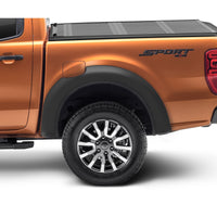 Bushwacker 20114-02 Black Extend-A-Fender Style Smooth Finish Rear Fender Flares for 2019-2022 Ford Ranger