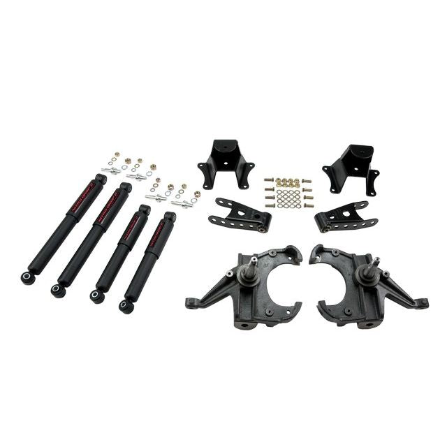 BELLTECH 706ND LOWERING KITS  Front And Rear Complete Kit W/ Nitro Drop 2 Shocks 1973-1987 Chevrolet C10 (1 1/4 in. Rotor) 3 in. F/4 in. R drop W/ Nitro Drop II Shocks