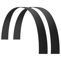 Husky Liners 17051 | Husky Liners Long John Flares 6 Wide - 65 Length, Fits LONG JOHN FLARES 6IN WIDE - 65IN LENGTH FENDER FLARES BLACK