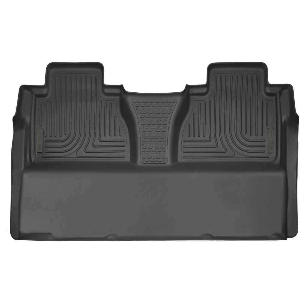 Husky Liners 53841 | Husky Liners 2nd Seat Floor Liner (Full Coverage), Fits 14-16 TUNDRA CREWMAX CAB PICKUP 2ND SEAT FLOOR LINER X-ACT CONTOUR SERIES BLACK