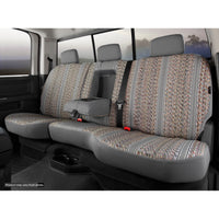 FIA-TR42-92 GRAY | 14-16 SILVERADO/SIERRA 1500/15-16 2500/3500 TR REAR 60/40 SEAT COVER W/ADJ HEAD, ARMREST W/CUP GRAY