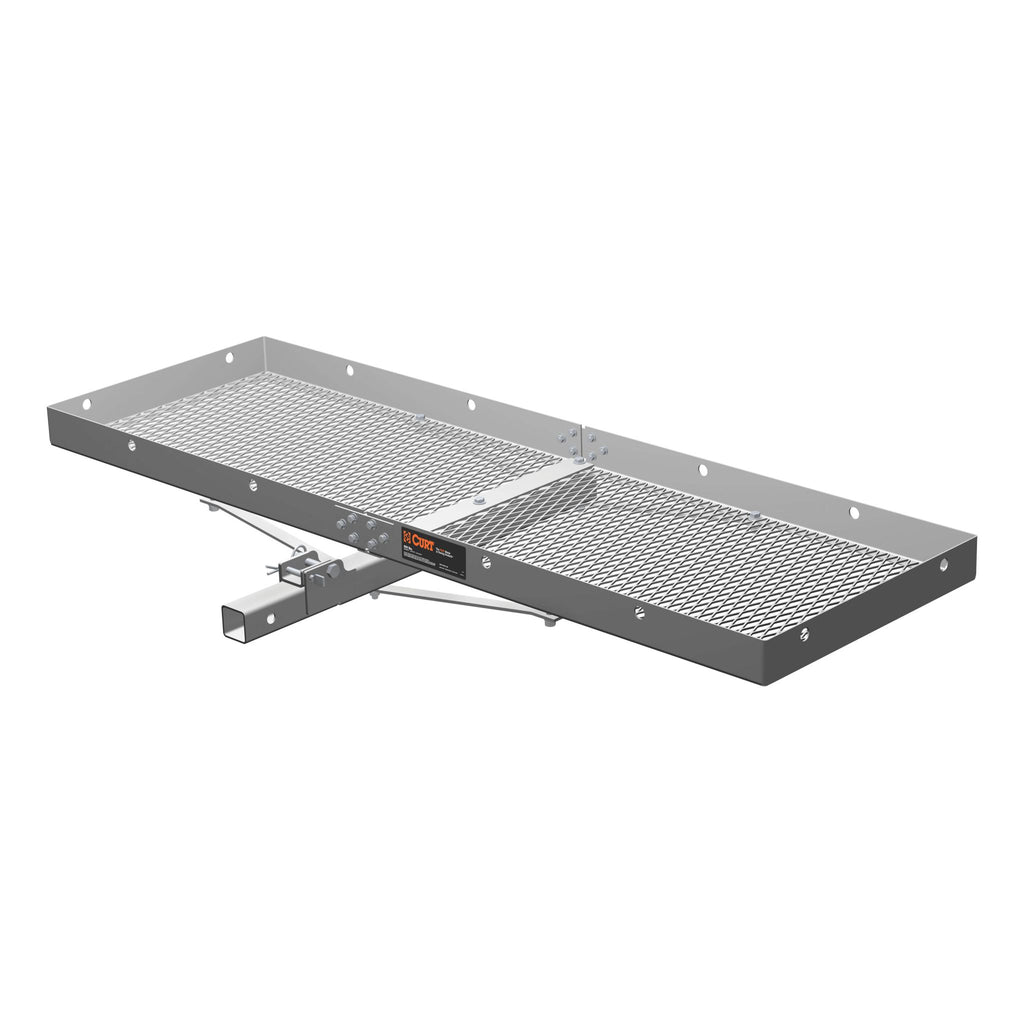 60" x 20" Aluminum Tray-Style Cargo Carrier (Folding 2" Shank 500 lbs.)