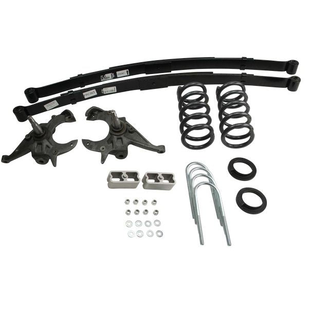 BELLTECH 620 LOWERING KITS  Front And Rear Complete Kit W/O Shocks 1994-2004 Chevrolet S10/S15 Pickup 6 cyl. (Std Cab) 4 in. or 5 in. F/5 in. R W/O Shocks