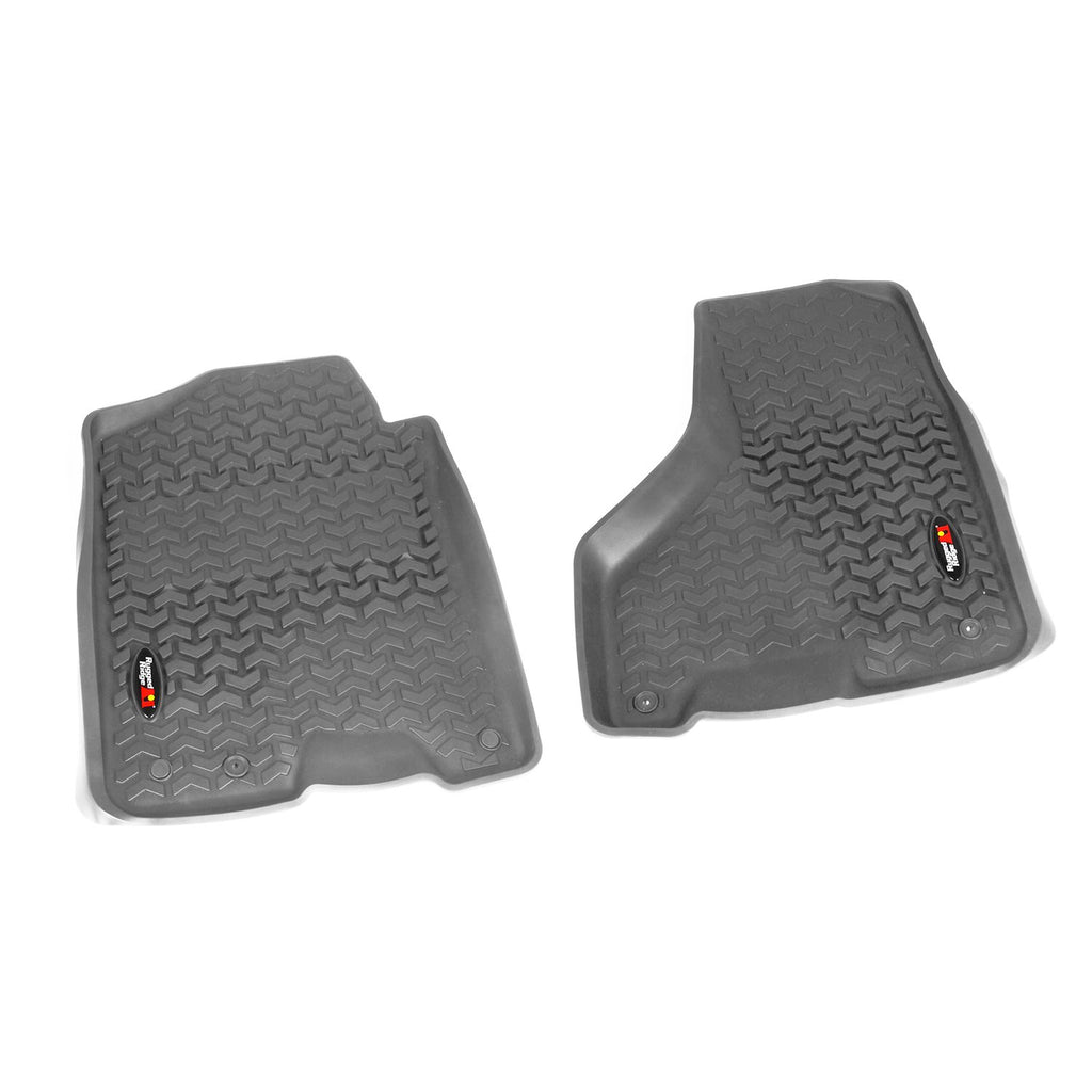 Rugged Ridge 84903.08 | Floor Liners, Front, Gray; 10-16 Ram Megacab/12-16 Ram 1500/2500/3500