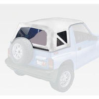 Rugged Ridge 53722.52 | XHD Soft Top, Wht Denim, Clr Window; 88-94 Suzuki Sidekick/Geo Tracker