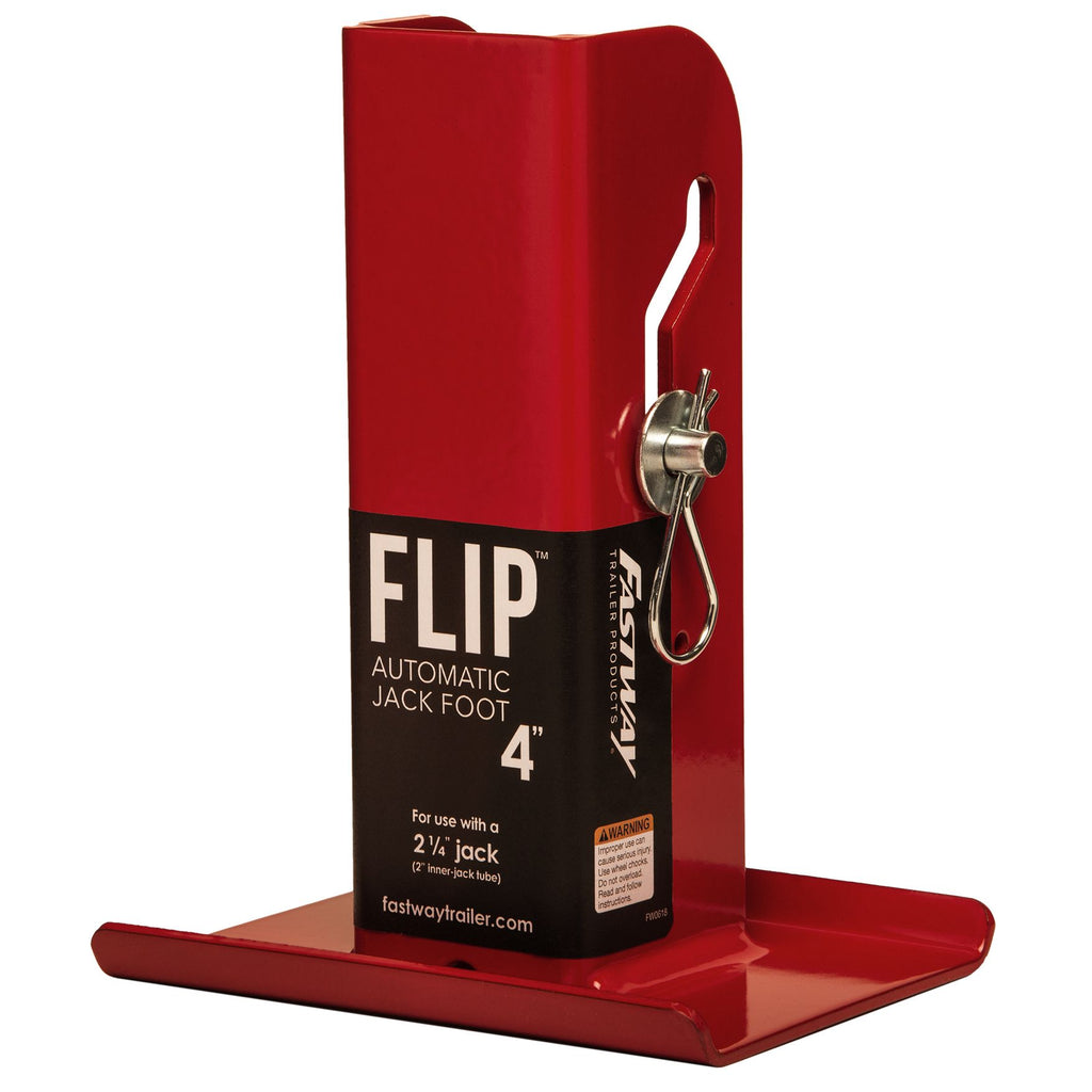 4'' Flip Automatic Jack Foot-fits 225'' outer dim jack shaft, round or square