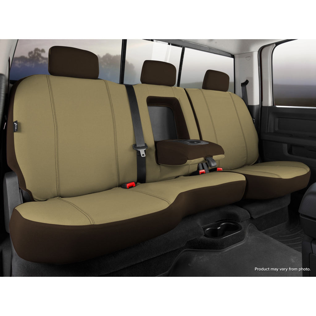 FIA-SP82-44 TAUPE | 06-08 RAM 1500/2500/3500 MEGA CAB REAR SPLIT SEAT 40/60 SP SEAT COVER TAUPE