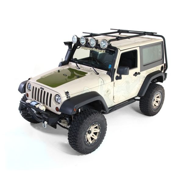 Rugged Ridge 11703.01 | Sherpa Roof Rack, 2 Door; 07-16 Jeep Wrangler JK