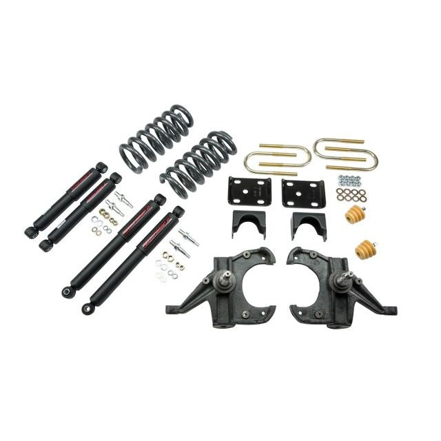 BELLTECH 953ND LOWERING KITS  Front And Rear Complete Kit W/ Nitro Drop 2 Shocks 1973-1987 Chevrolet Blazer/Jimmy (1 1/4 Rotor) 4 in. F/6 in. R drop W/ Nitro Drop II Shocks