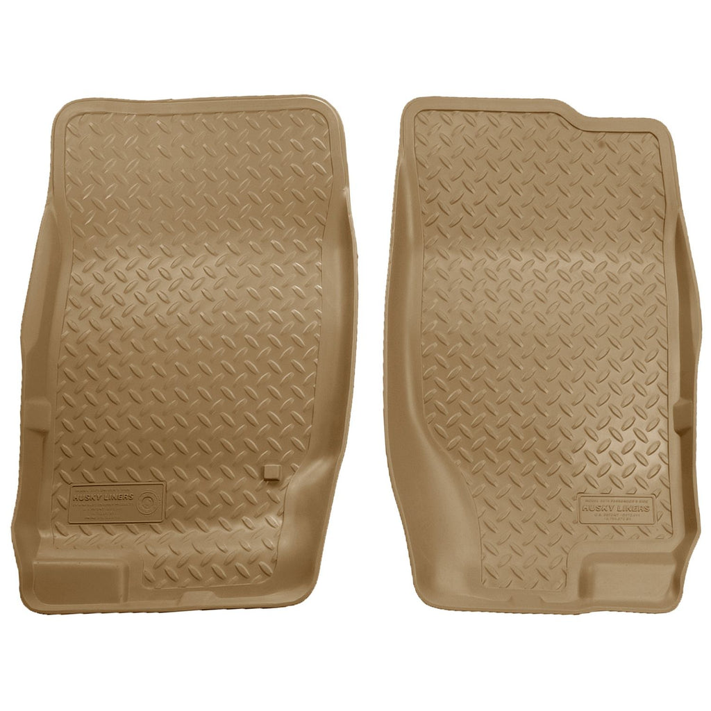 Husky Liners 33753 | Husky Liners Front Floor Liners, Fits 02-10 EXPLORER/MOUNTAINEER 4 DR./03-05 AVIATOR (AUTOMATIC TRANSMISSION ONLY) FLOOR LINER TAN