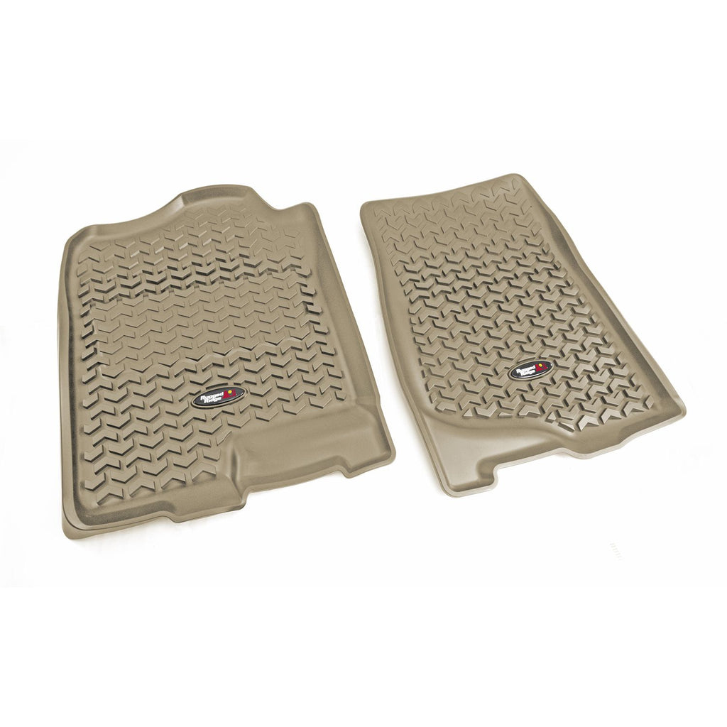 Rugged Ridge 83901.01 | Floor Liners, Front, Tan; 07-14 GM Fullsize Pickup/SUV
