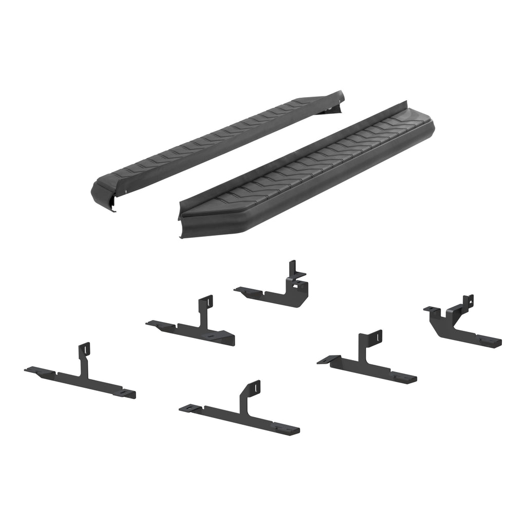 AeroTread 5" x 67" Black Stainless Running Boards Select Equinox Terrain