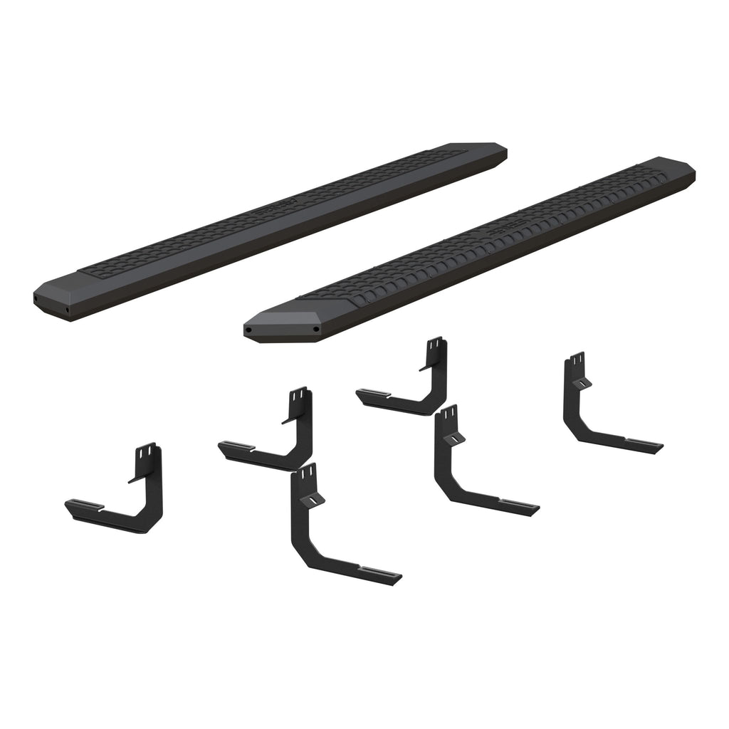 AdvantEDGE 5-1/2" x 85" Black Aluminum Side Bars Select Nissan Titan XD