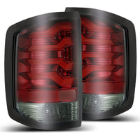 LED Tail Lights Red Smoke