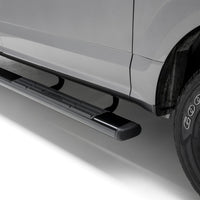 6" x 75" Black Aluminum Oval Side Bars Select Ram 1500 Quad Cab