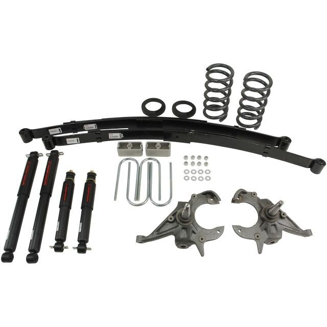 BELLTECH 622ND LOWERING KITS  Front And Rear Complete Kit W/ Nitro Drop 2 Shocks 1994-2004 Chevrolet S10/S15 Pickup 6 cyl. (Ext Cab) 4 in. or 5 in. F/5 in. R drop W/ Nitro Drop II Shocks