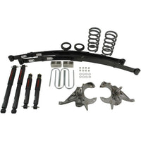BELLTECH 622ND LOWERING KITS  Front And Rear Complete Kit W/ Nitro Drop 2 Shocks 1994-2004 Chevrolet S10/S15 Pickup 6 cyl. (Ext Cab) 4 in. or 5 in. F/5 in. R drop W/ Nitro Drop II Shocks
