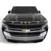 Auto Ventshade 753123-GBA Aeroskin LightShield Color Hood Protector Black for 2016-2018 Chevrolet Silverado 1500 2019 Chevrolet Silverado 1500 LD