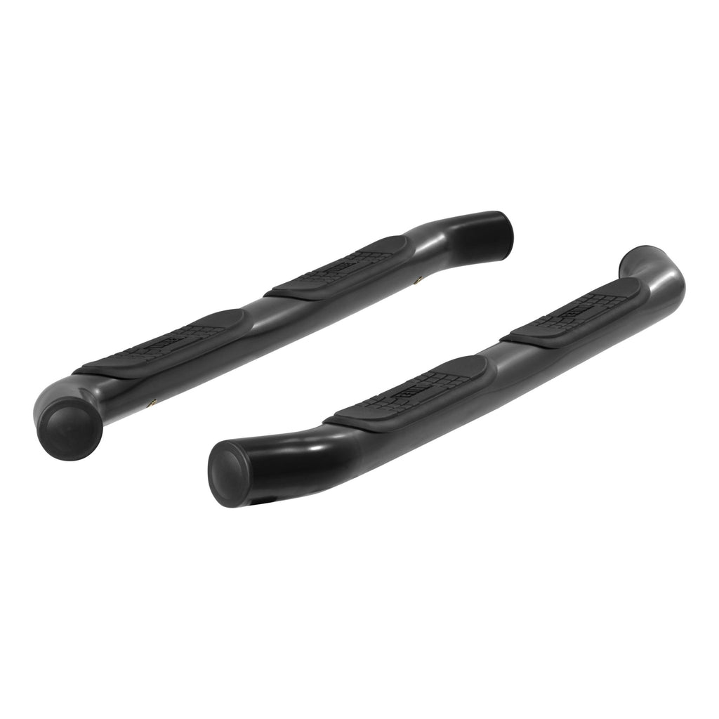 3" Round Black Steel Side Bars Select Toyota FJ Cruiser