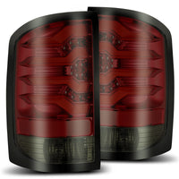 LED Tail Lights Red Smoke