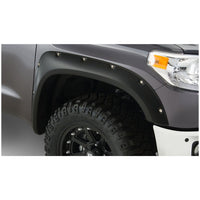 Bushwacker 30039-02 Black Pocket/Rivet Style Smooth Finish Front Fender Flares for 2014-2021 Toyota Tundra