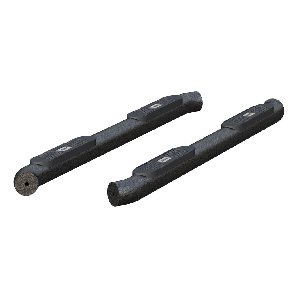 Big Step 4" Black Aluminum Round Side Bars Select Colorado Canyon