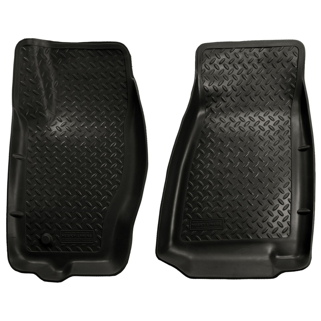 Husky Liners 30611 | Husky Liners Front Floor Liners, Fits 05-10 JEEP GRAND CHEROKEE, 06-10 JEEP COMMANDER FRONT FLOOR LINER BLACK
