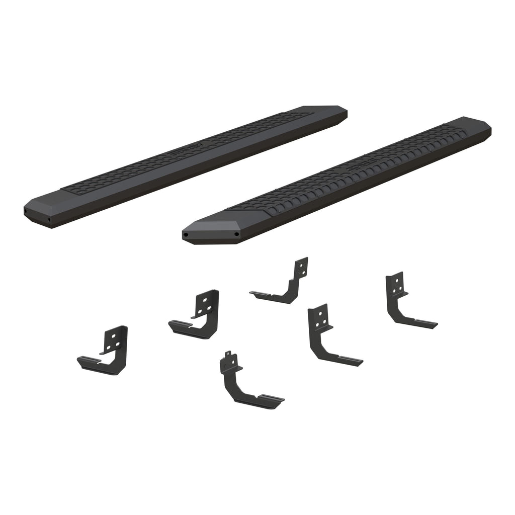 AdvantEDGE 5-1/2" x 75" Black Aluminum Side Bars Select Dodge Ram 1500