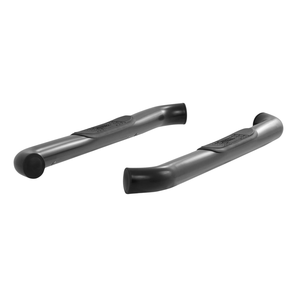 3" Round Black Steel Side Bars Select Jeep Wrangler JK