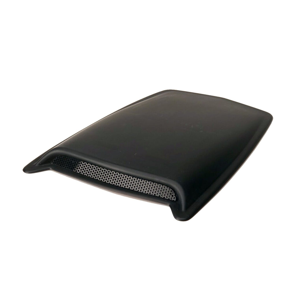 Auto Ventshade 80004 Large Single Hood Scoop with Smooth Black Finish