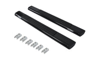 Go Rhino - 660052B - 6in OE Xtreme Black Steel SideSteps - 52in Long - Bars Only