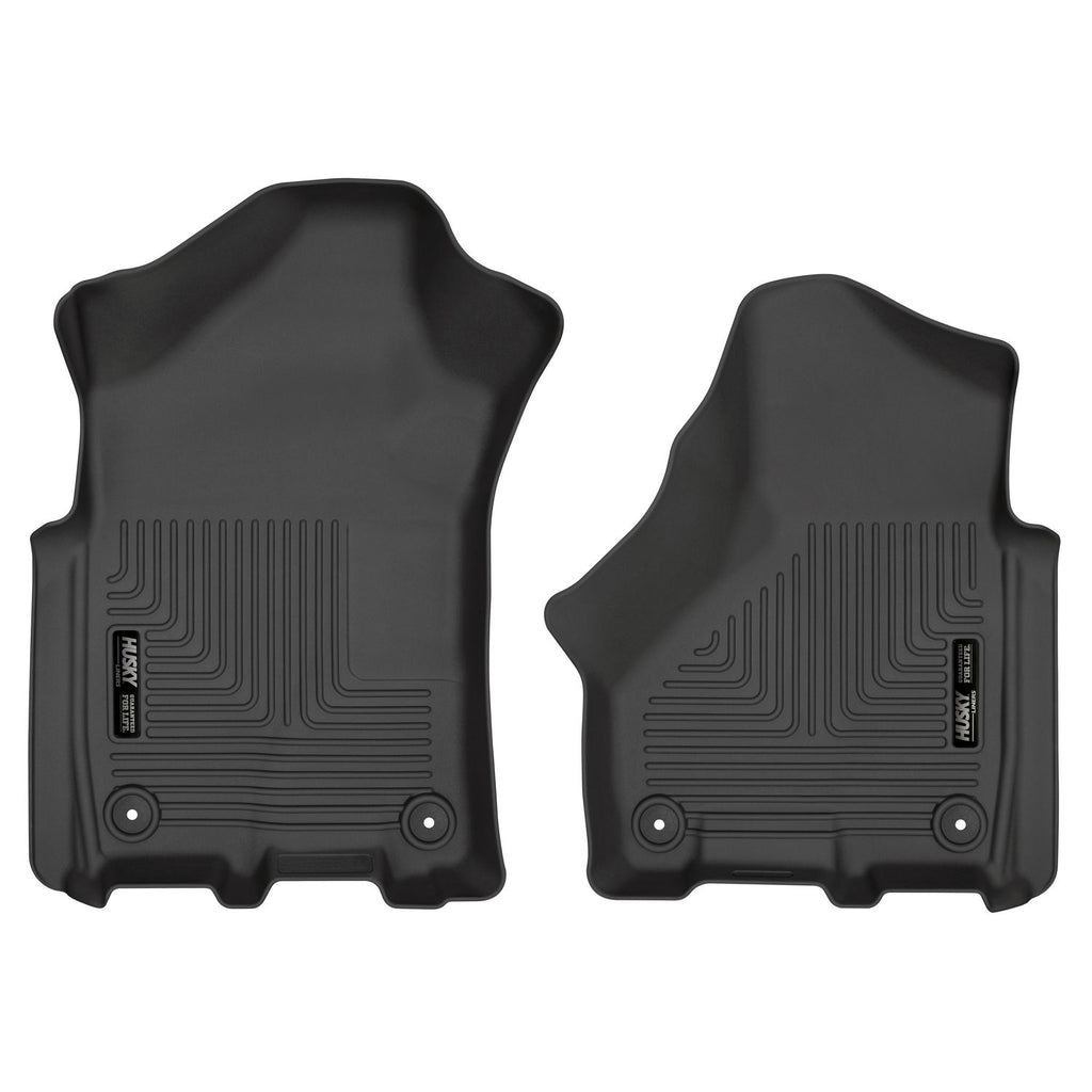 Husky Liners 13051 | Husky Liners Front Floor Liners, Fits 19-C RAM 2500/3500 NEW BODY STYLE FRONT FLOOR LINERS WEATHERBEATER SERIES BLACK