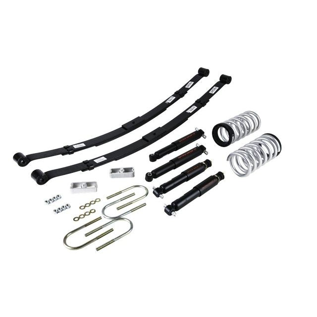 BELLTECH 568ND LOWERING KITS  Front And Rear Complete Kit W/ Nitro Drop 2 Shocks 1982-2004 Chevrolet S10/S15 Pickup 4 cyl. (Ext Cab & Std Cab) 2 in. or 3 in. F/4 in. R drop W/Nitro Drop II Shocks