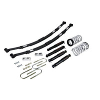 BELLTECH 568ND LOWERING KITS  Front And Rear Complete Kit W/ Nitro Drop 2 Shocks 1982-2004 Chevrolet S10/S15 Pickup 4 cyl. (Ext Cab & Std Cab) 2 in. or 3 in. F/4 in. R drop W/Nitro Drop II Shocks