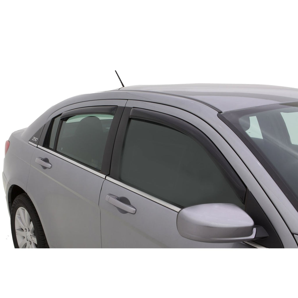 Auto Ventshade 194458 In-Channel Ventvisor Side Window Deflector 4-Piece Set For 2007-2010 Chrysler Sebring 2011-2014 Chrysler 200
