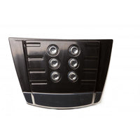 Auto Ventshade 80011 Universal Port Hood Scoop with Smooth Dark Smoke Finish w/Chrome Trim Accents