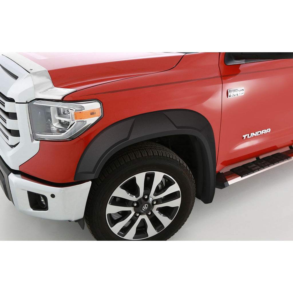 Bushwacker 30923-02 DRT Style Fender Flares; Front and Rear 2014-2021 Toyota Tundra