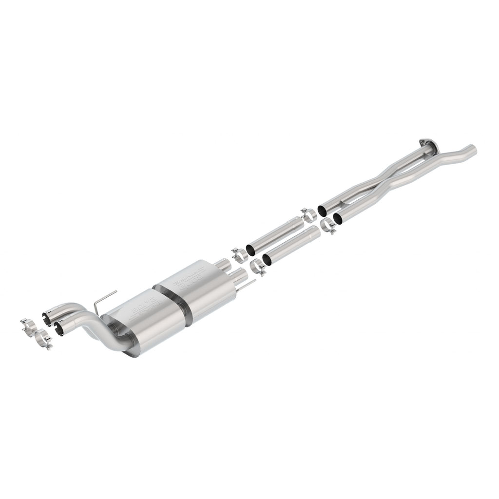 Borla 60637 | Borla Mid-Pipe for 2017-2018 Ford Raptor 3.5L V6 EcoBoost? Automatic and Manual Transmission. 2 and 4 Wheel Drive; Extend Cab Short Bed Crew Cab Short Bed.