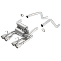Borla 11744 | Borla S-Type Axle-Back Exhaust System for 2005-2008 Chevrolet Corvette (C6) 6.0L/6.2L V8 Automatic; Manual Transmission; Rear Wheel (RWD) Drive 2-Door Coupe; Convertible.