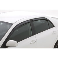 Auto Ventshade 194073 In-Channel Ventvisor Side Window Deflector 4-Piece Set For 2009-2013 Toyota Corolla