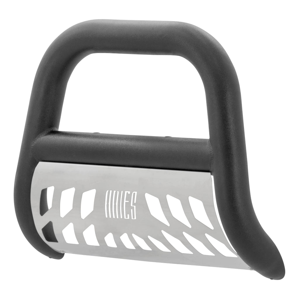 Big Horn 4" Black Aluminum Bull Bar Select Chevrolet GMC