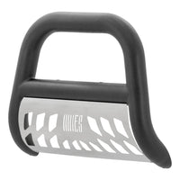 Big Horn 4" Black Aluminum Bull Bar Select Chevrolet GMC