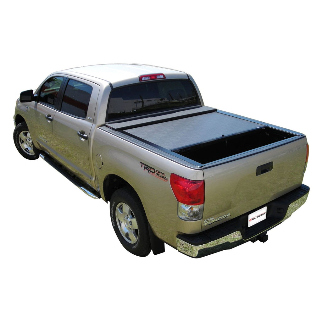 Roll-N-Lock LG570M Locking Retractable M-Series Truck Bed Tonneau Cover for 2007-2021 Toyota Tundra CrewMax | Fits 5.6 Ft. Bed