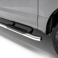 4" Polished Stainless Oval Side Bars Select Silverado Sierra 1500 2500 3500
