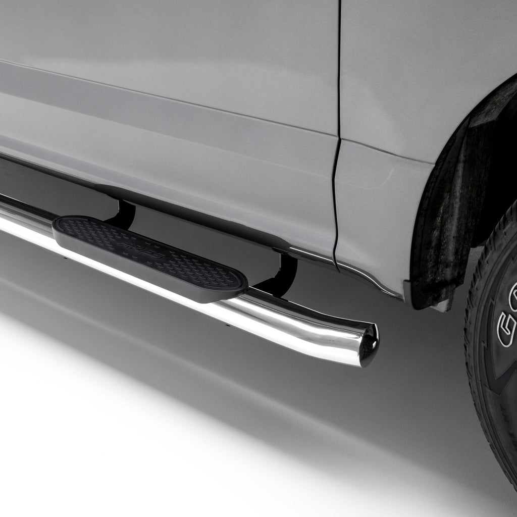 4" Polished Stainless Oval Side Bars Select Ford Ranger SuperCrew