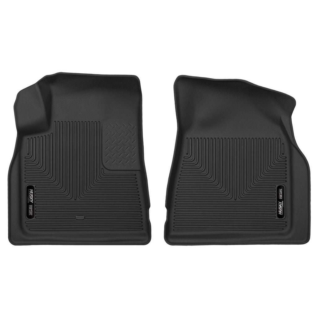 Husky Liners 53141 | Husky Liners Front Floor Liners, Fits 07-17 ACADIA,ENCLAVE,TRAVERSE FRONT FLOOR LINERS X-ACT CONTOUR SERIES BLACK